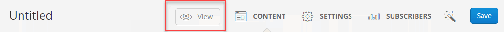 convertkit landing page menu bar