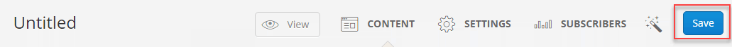 convertkit landing page menu bar