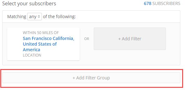 Showing how to setup a new filter in convertkit